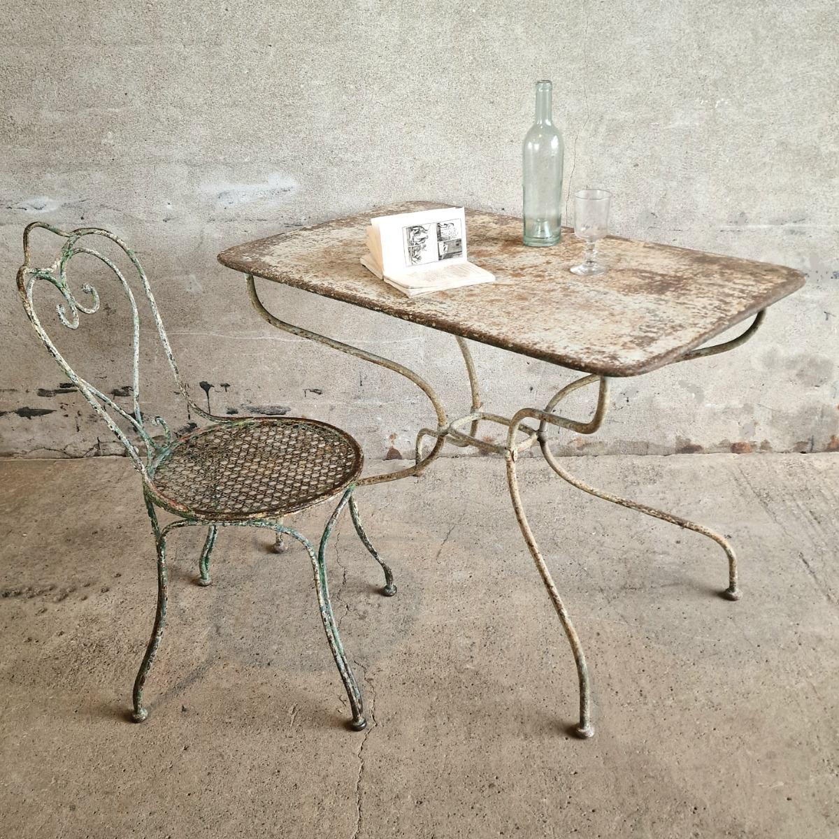19thC garden table