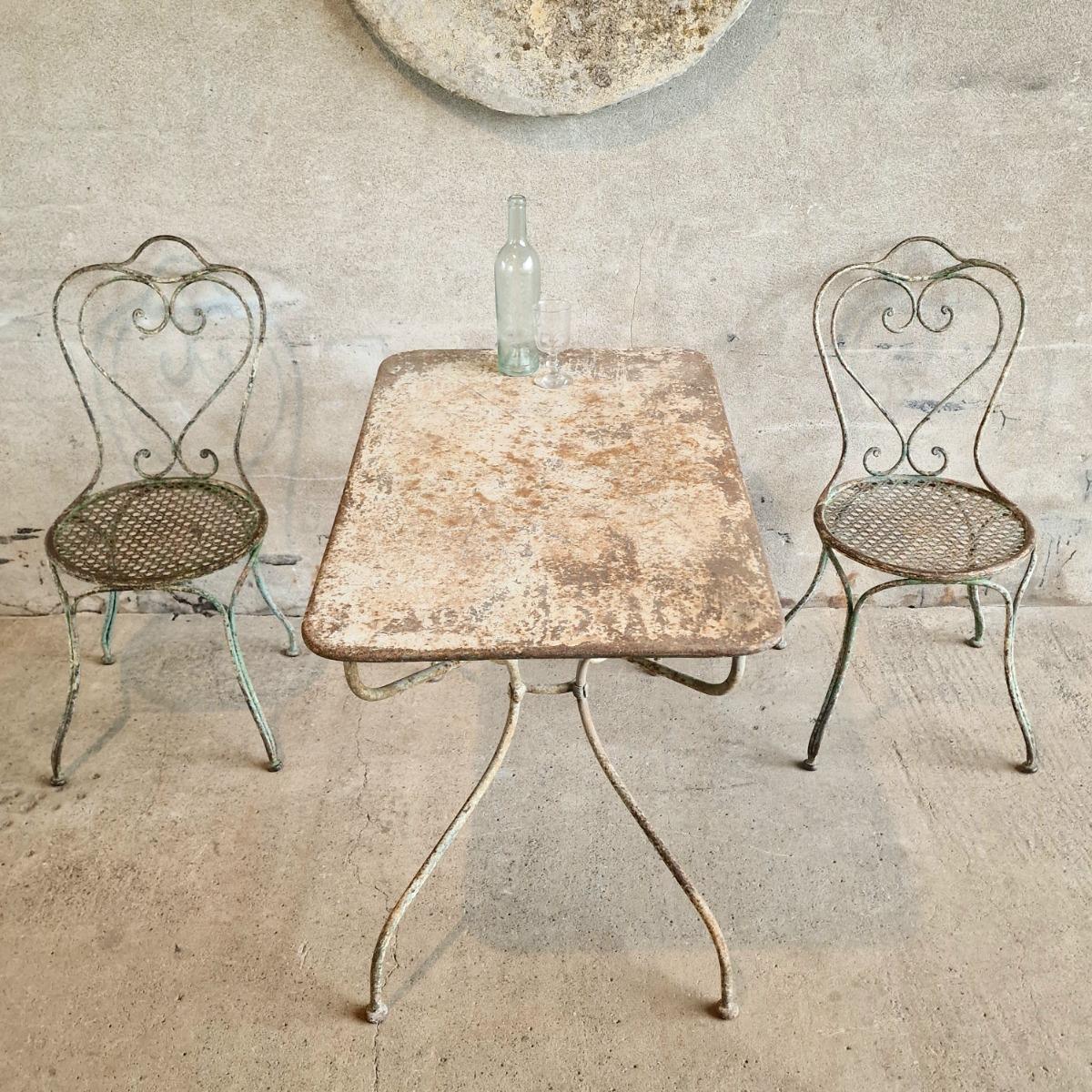 19thC garden table