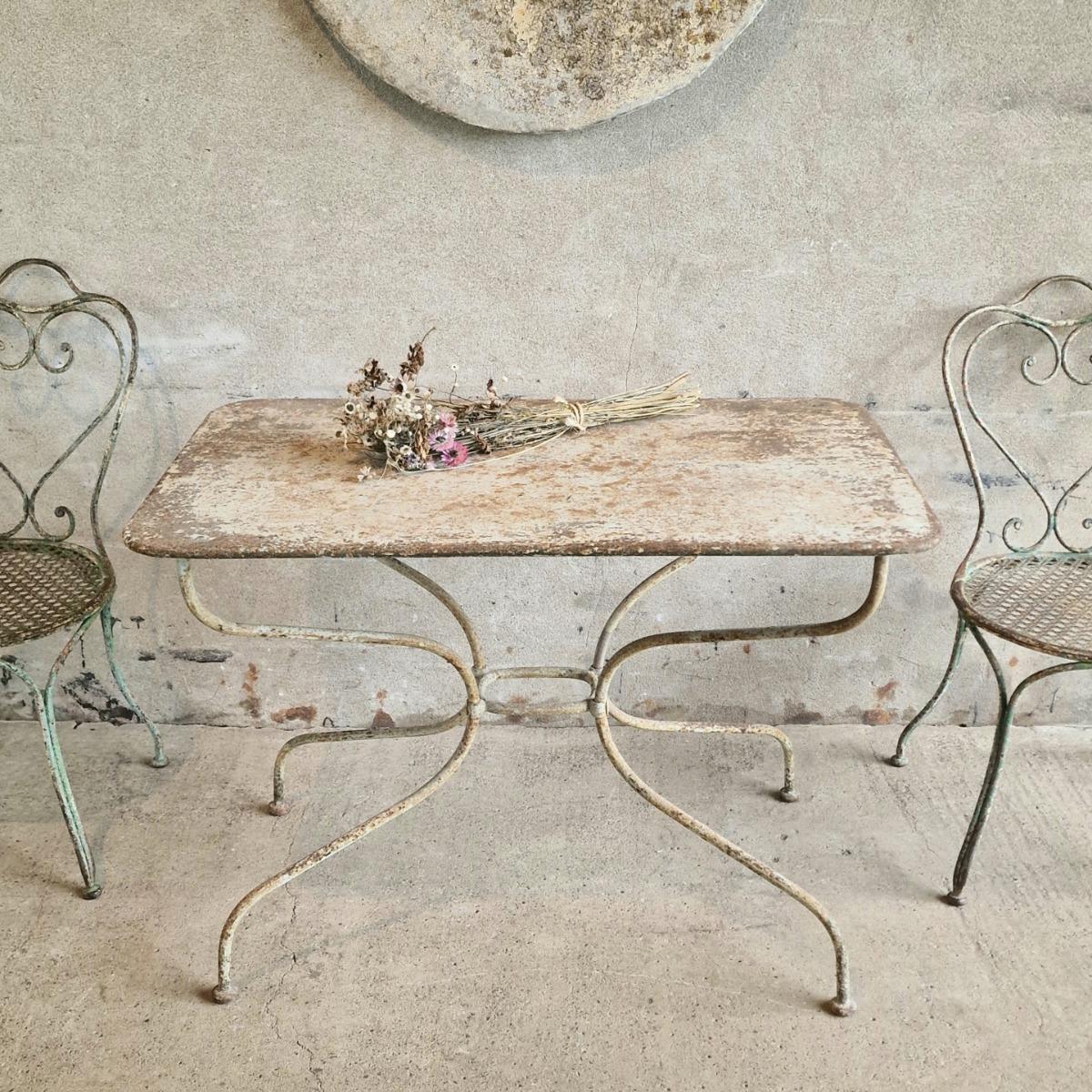 19thC garden table