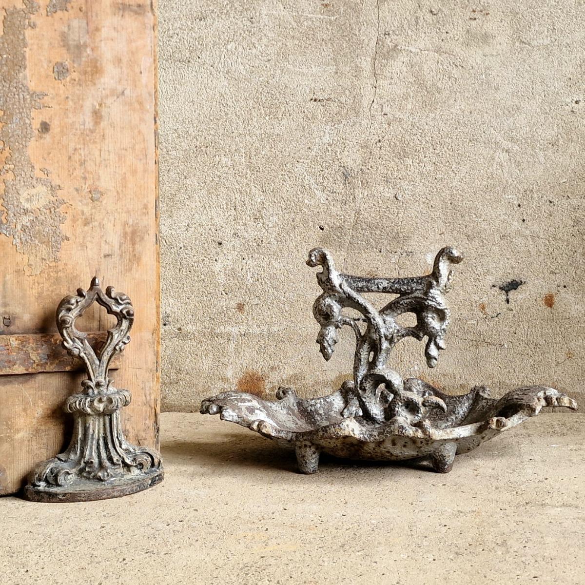 Cast iron Boot scraper and doorstop