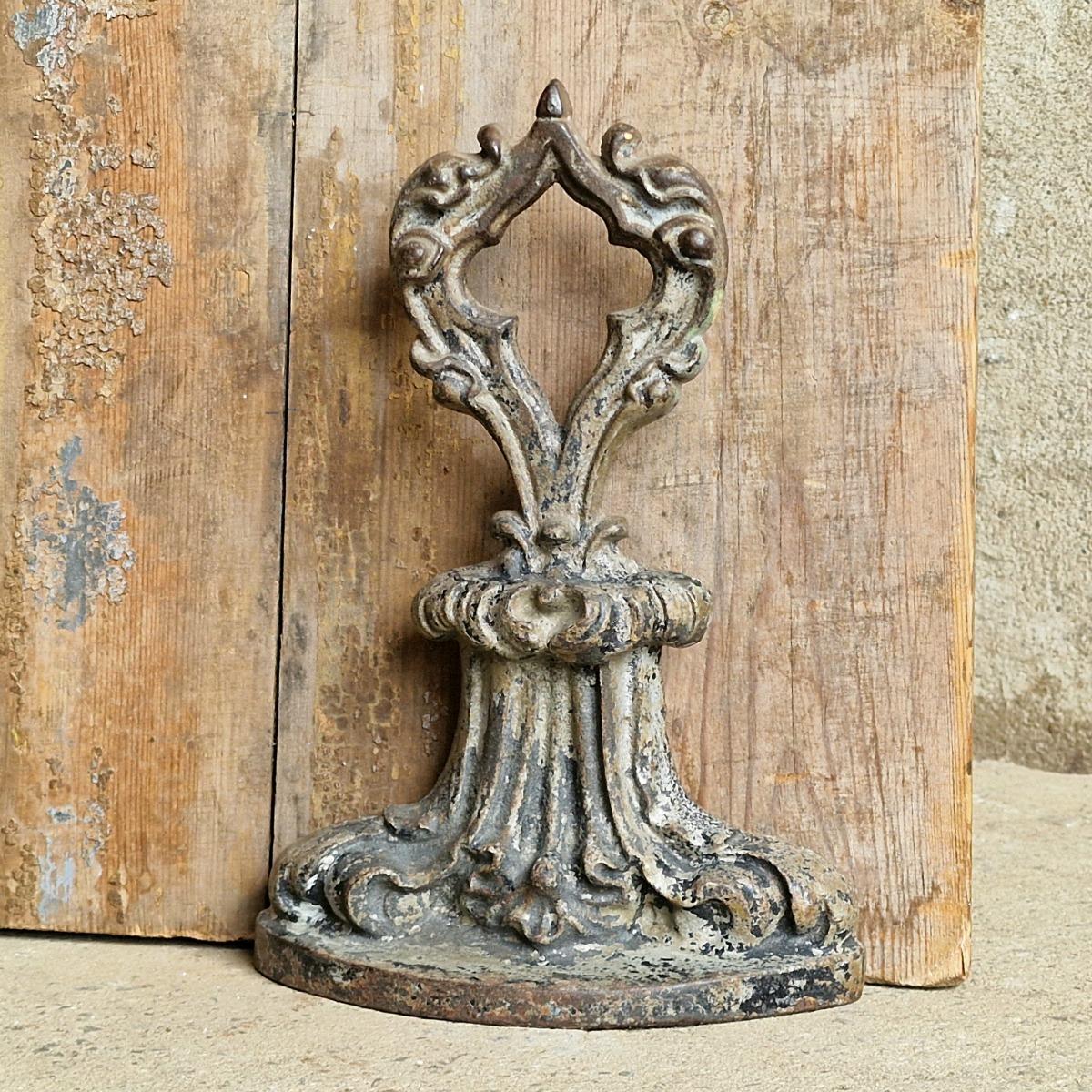 Cast iron Boot scraper and doorstop