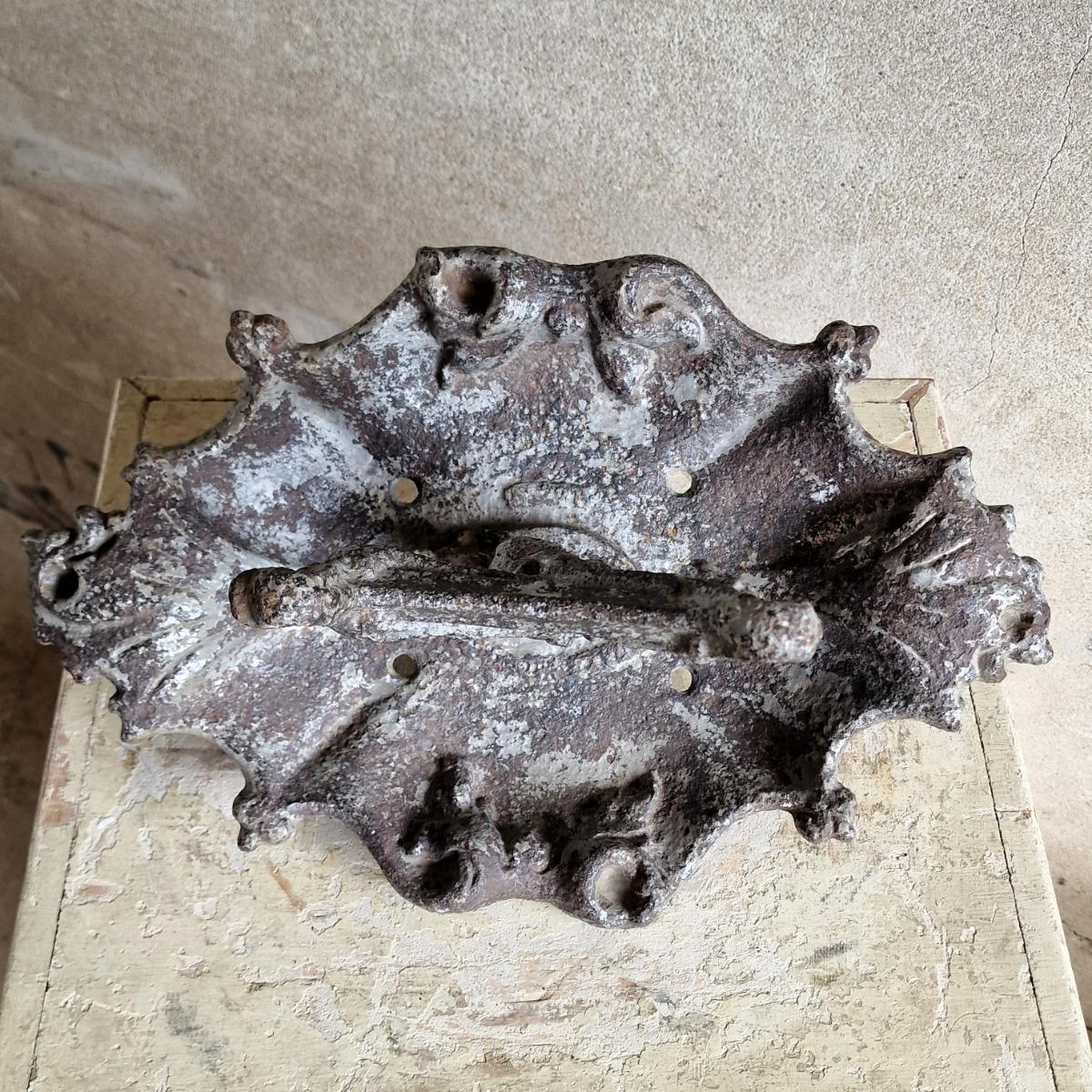 Cast iron Boot scraper and doorstop
