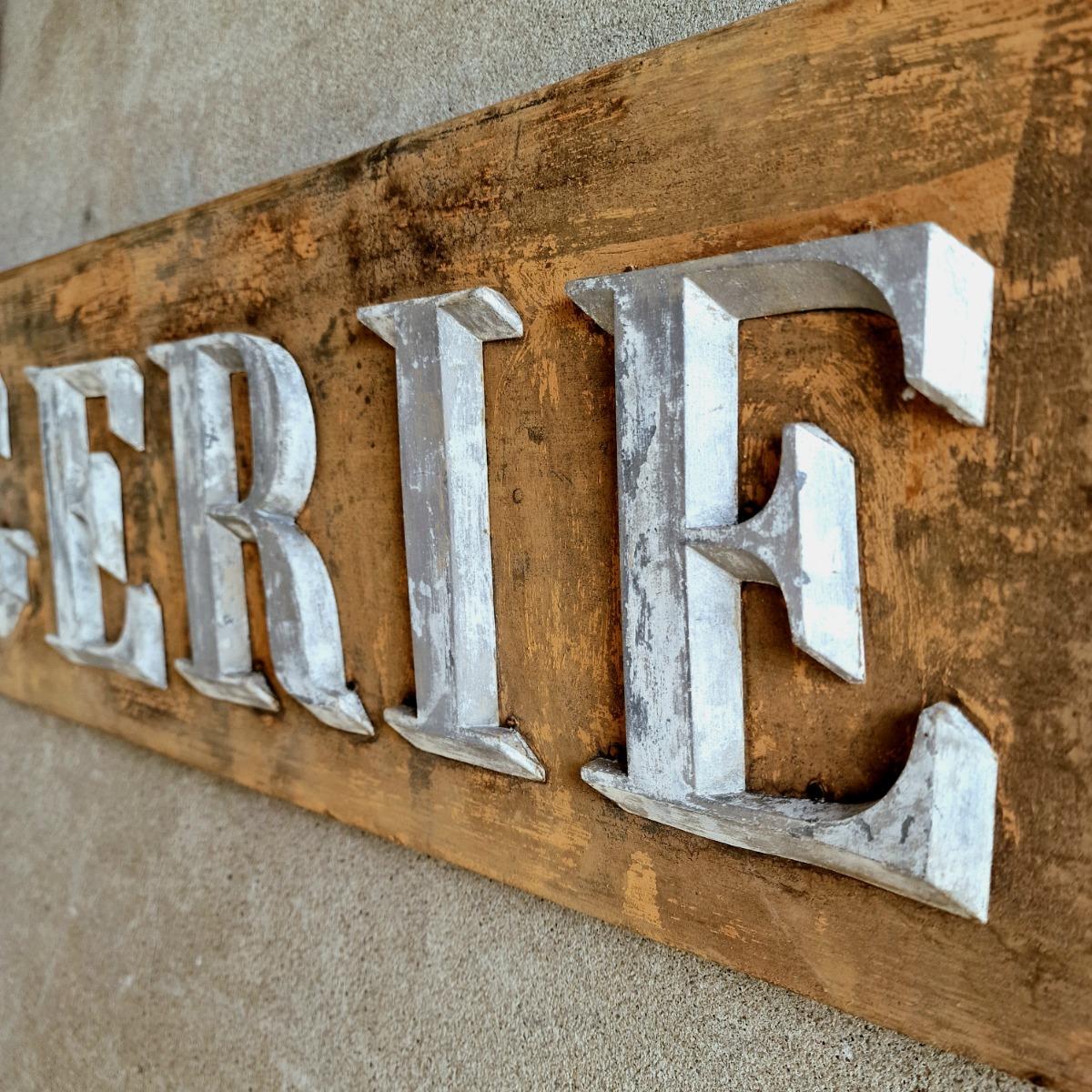 19thC boulangerie sign