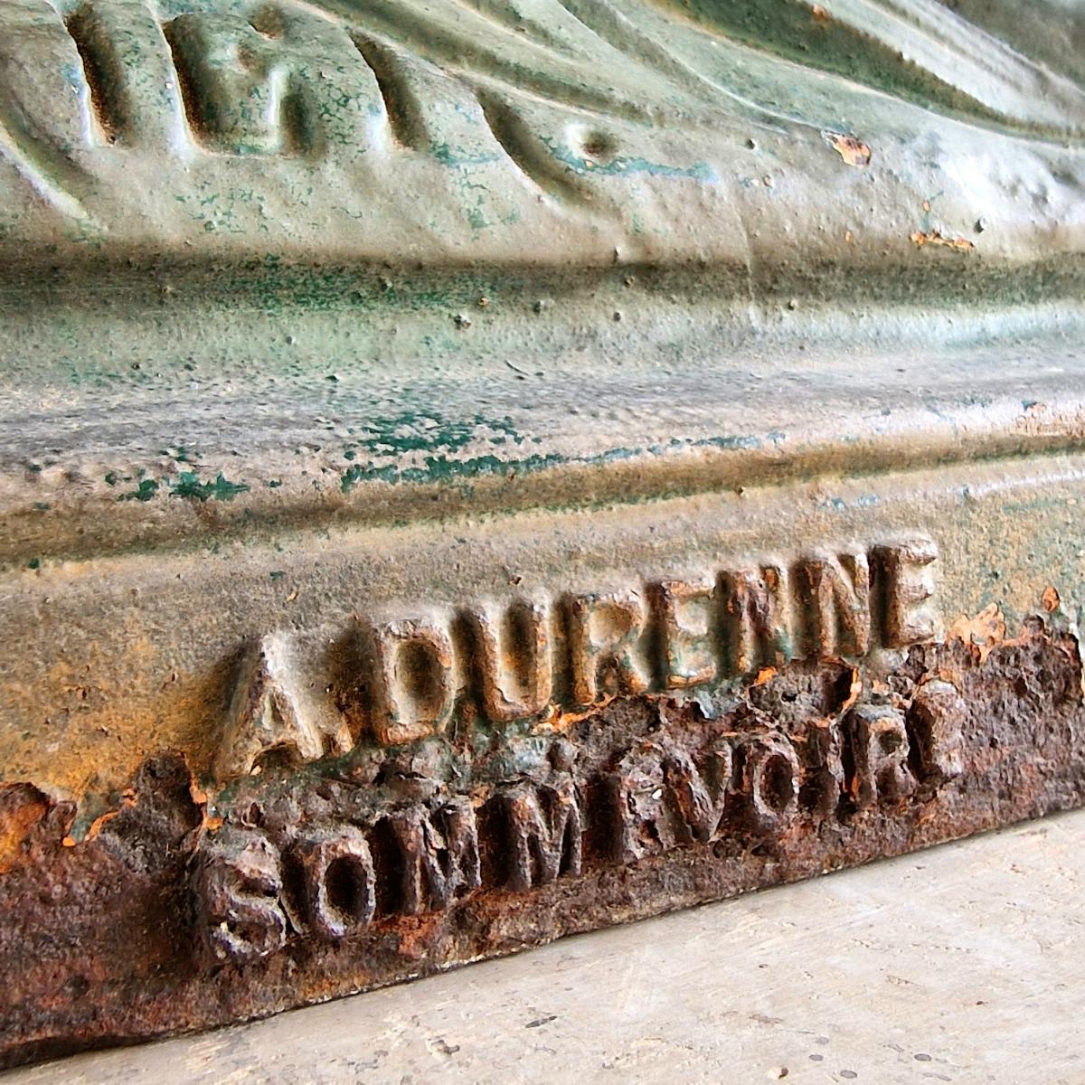 19thC cast iron fountain by A.Durenne