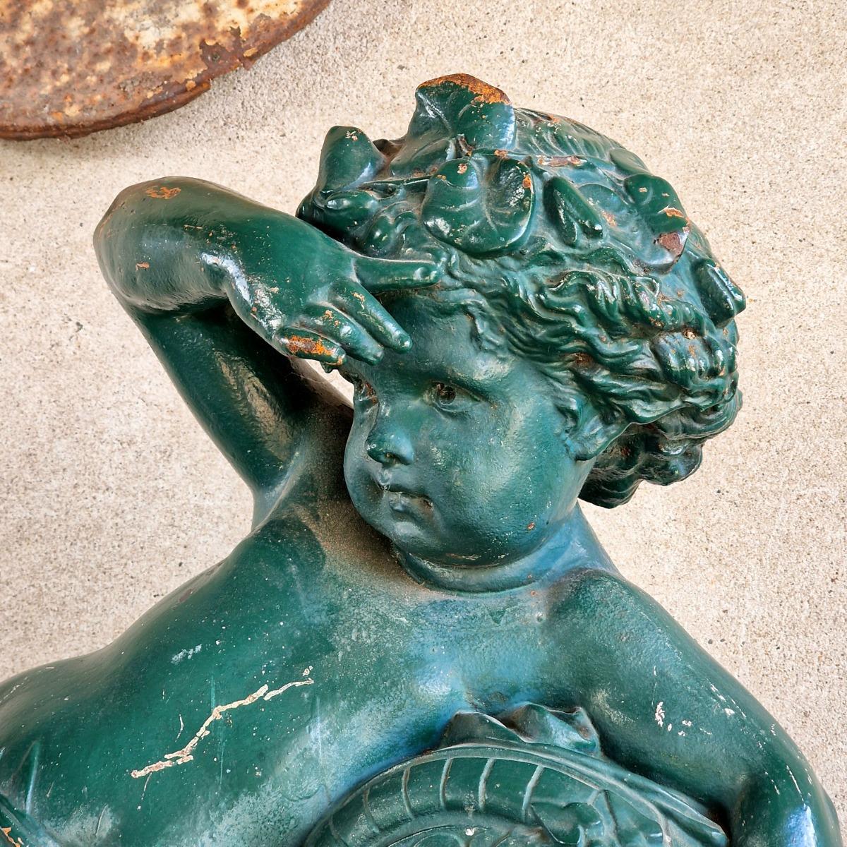 19thC cast iron fountain by A.Durenne