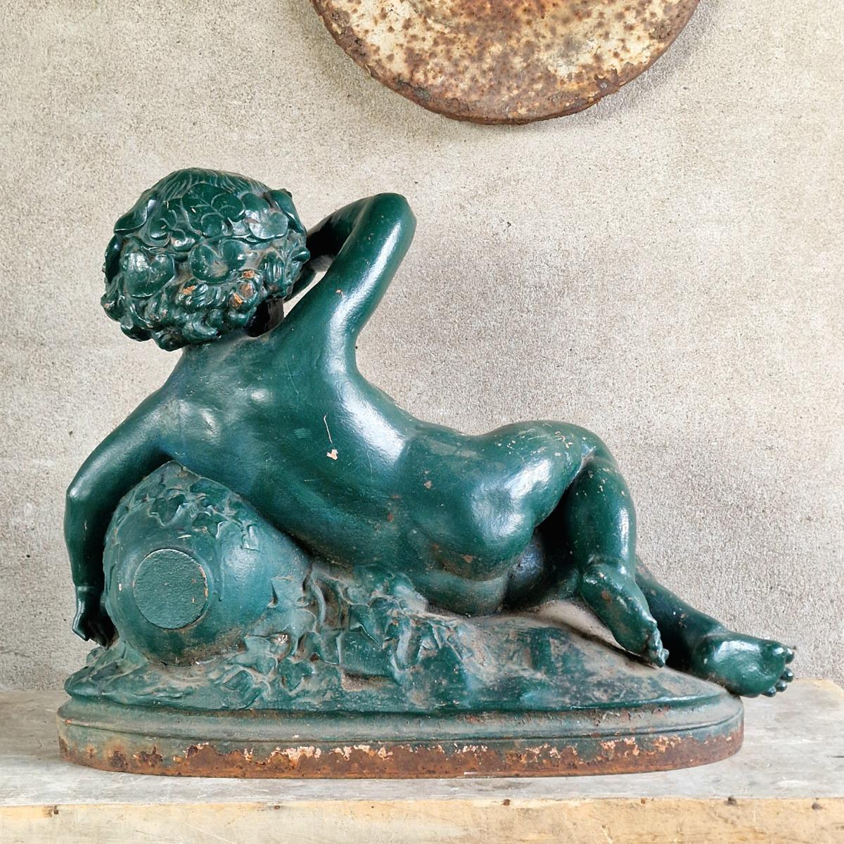 19thC cast iron fountain by A.Durenne