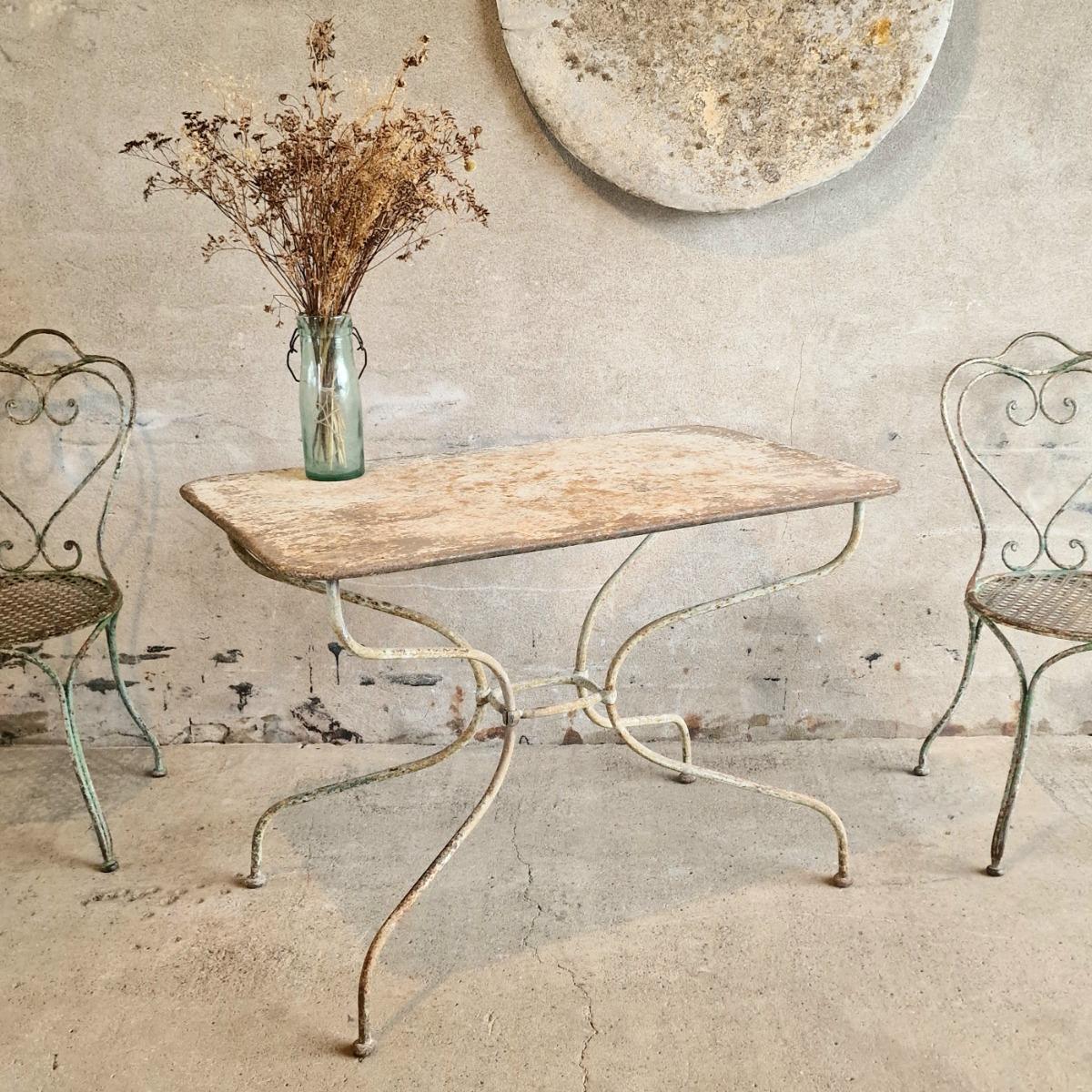 19thC garden table