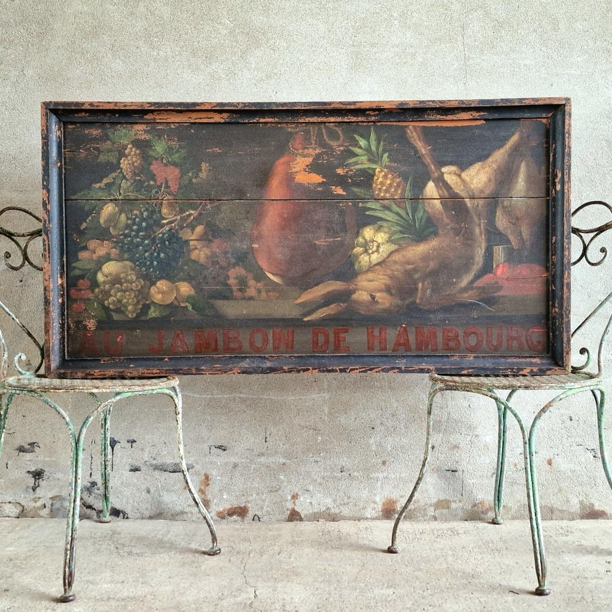 19thC restaurant painting