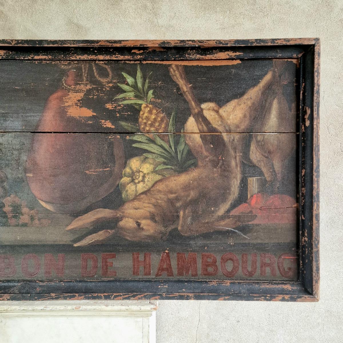 19thC restaurant painting