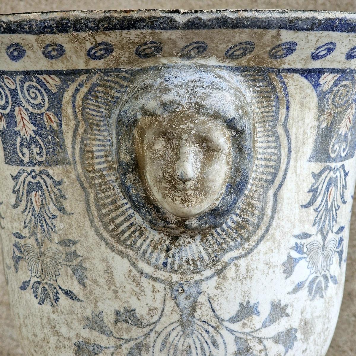 19thC Rouen urn