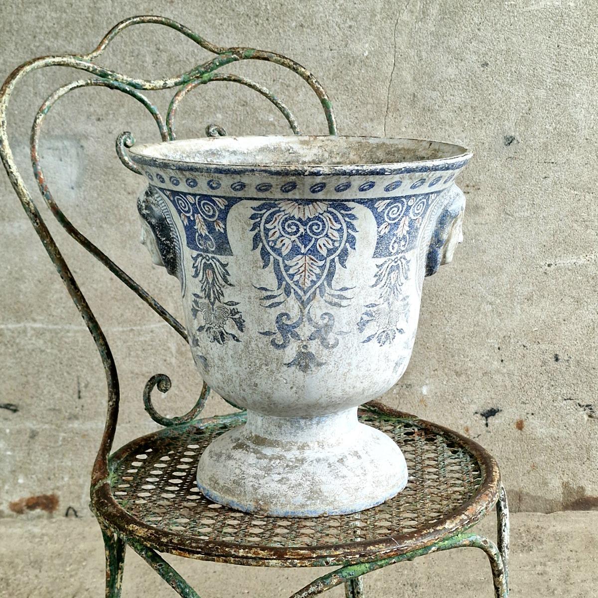 19thC Rouen urn