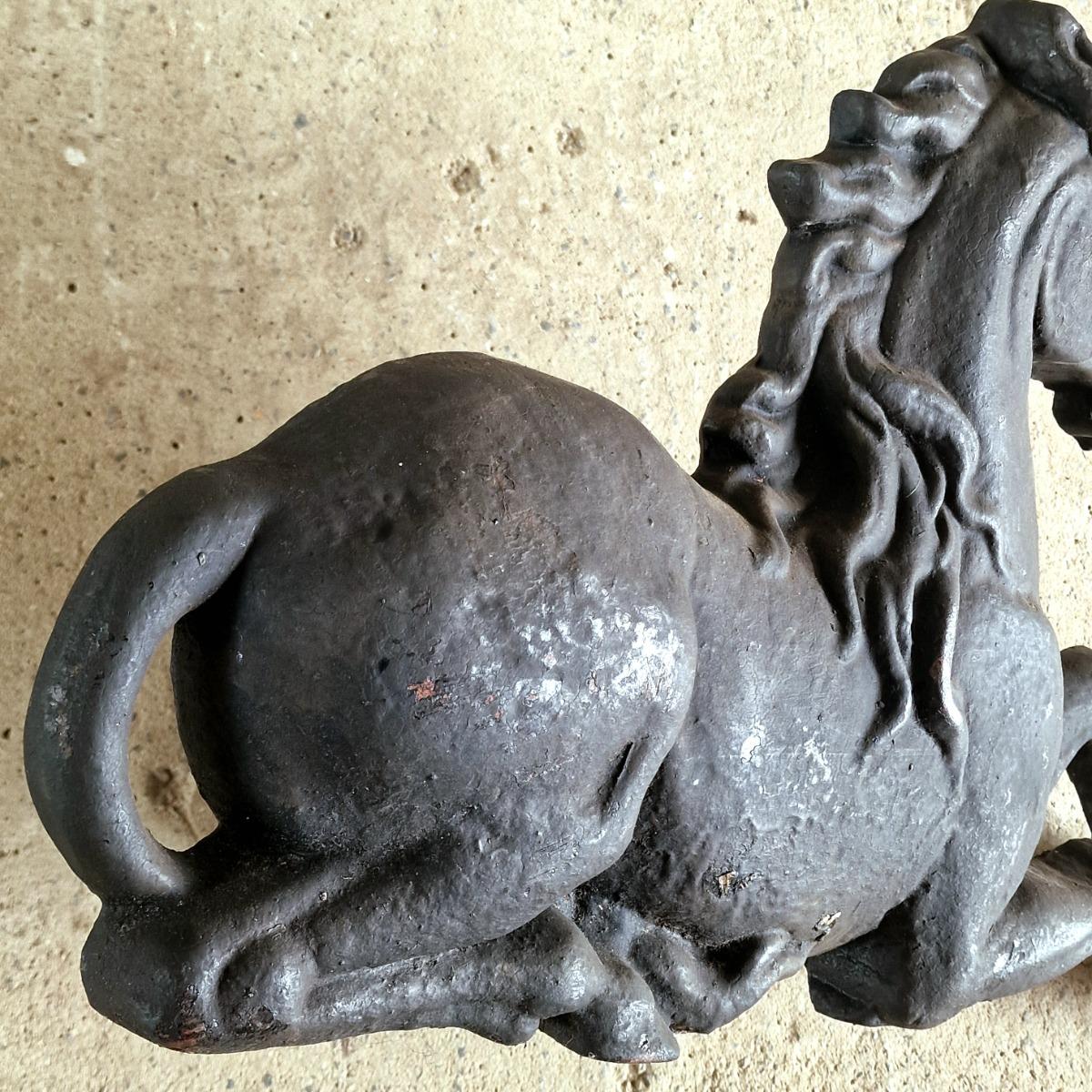 19thC unicorn boot scraper