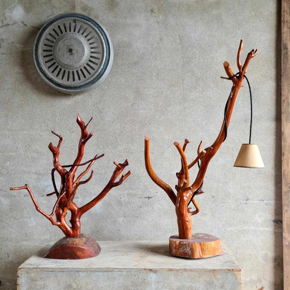 2 root sculptures