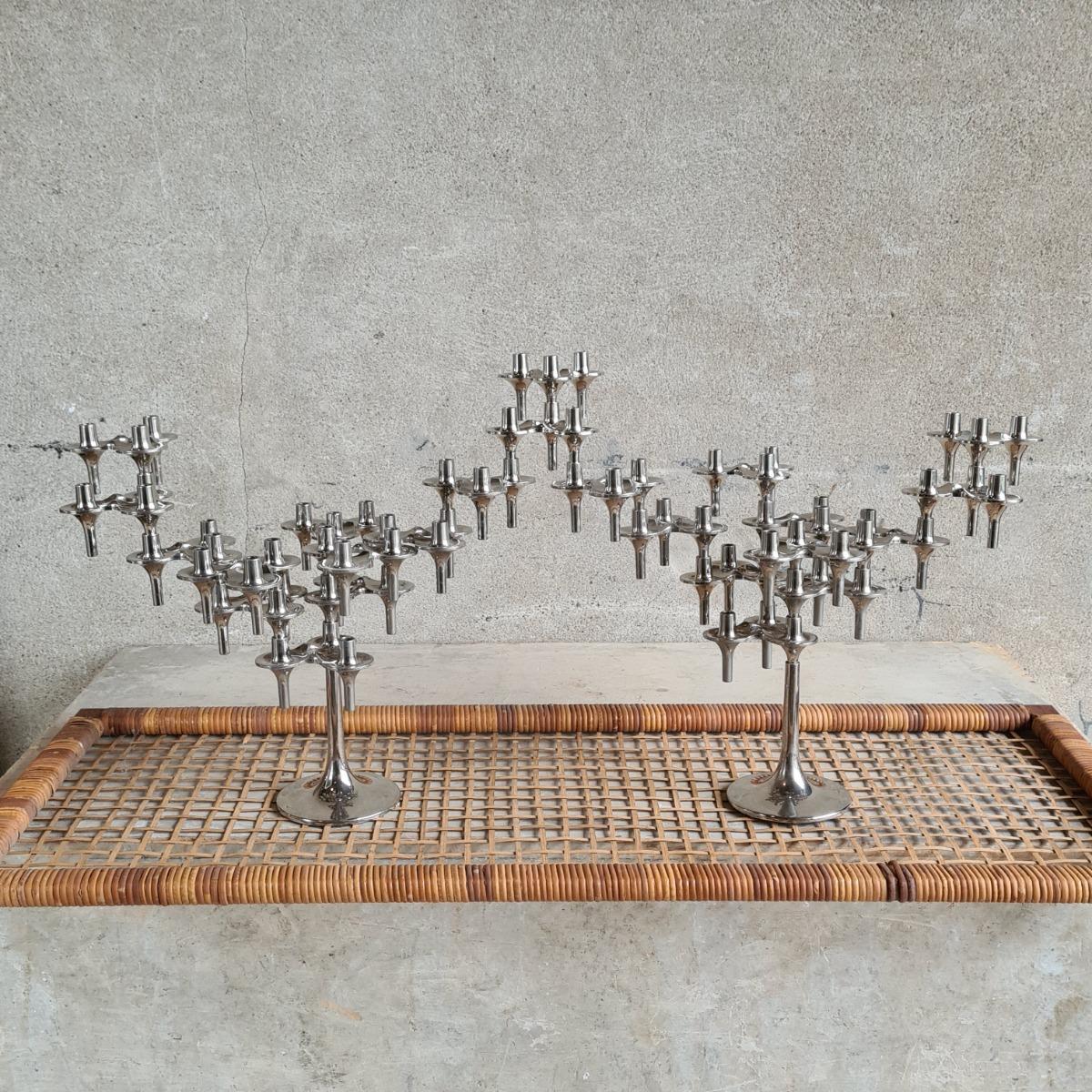 2 tree candle holders