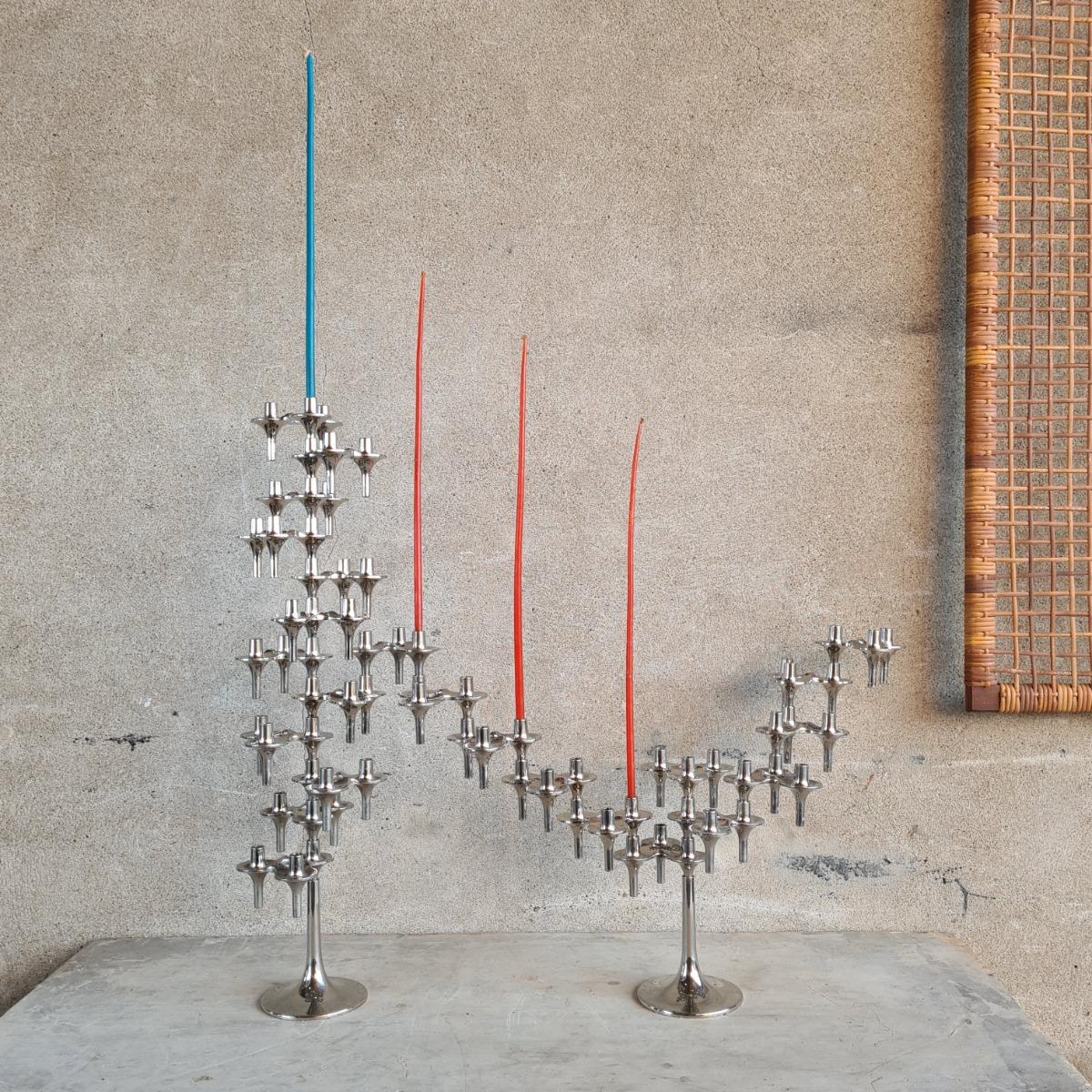 2 tree candle holders