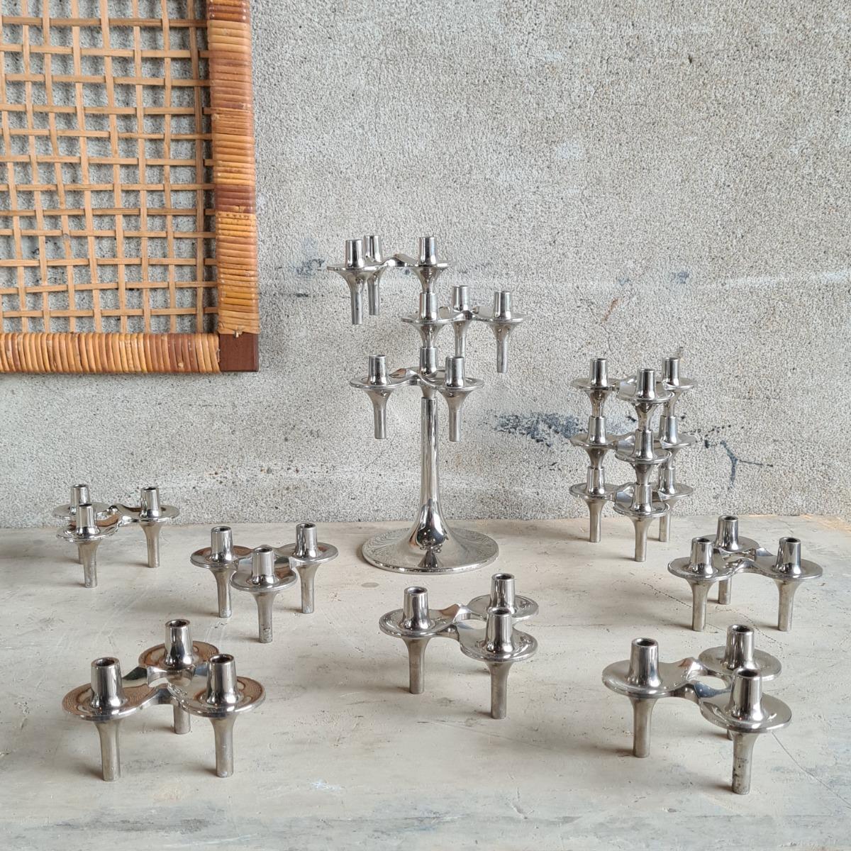 2 tree candle holders