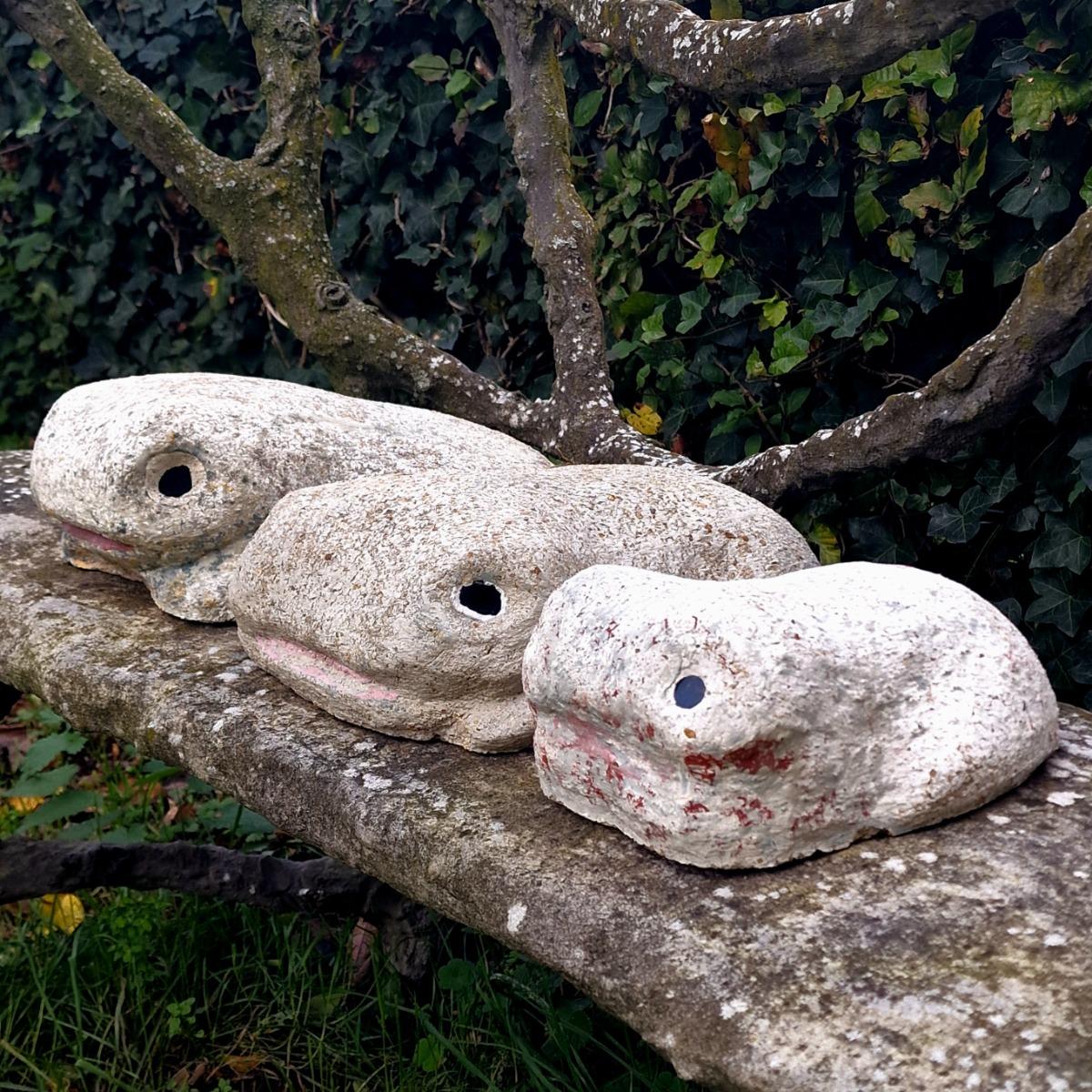 3 Taugourdeau frogs