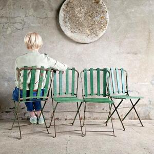 4 foldable garden chairs