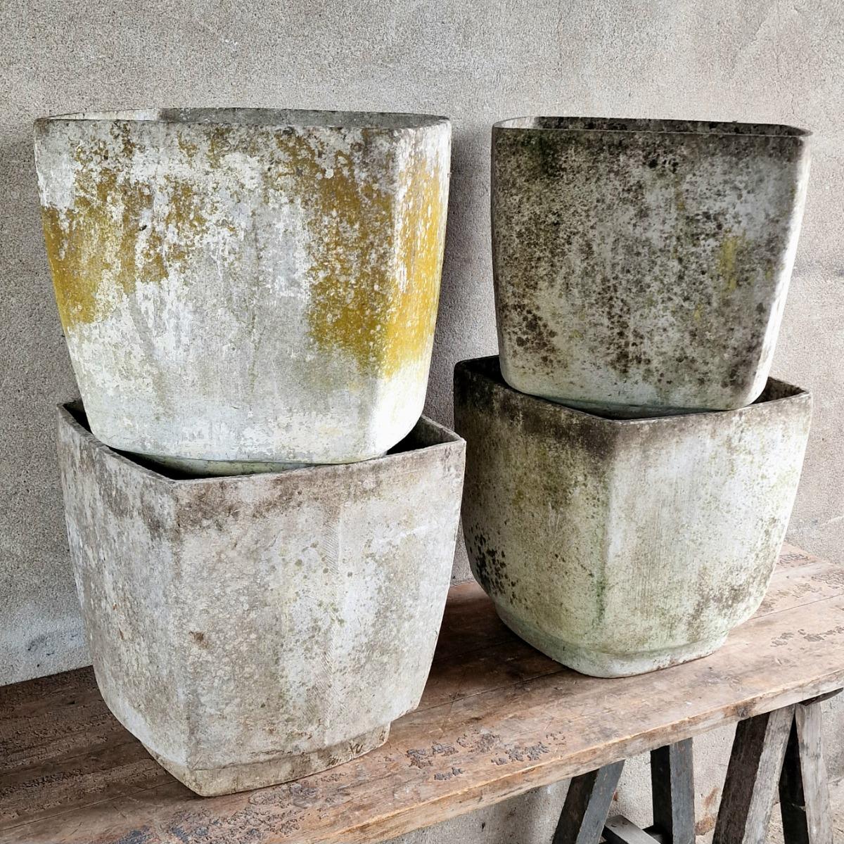 4 Willy Guhl planters