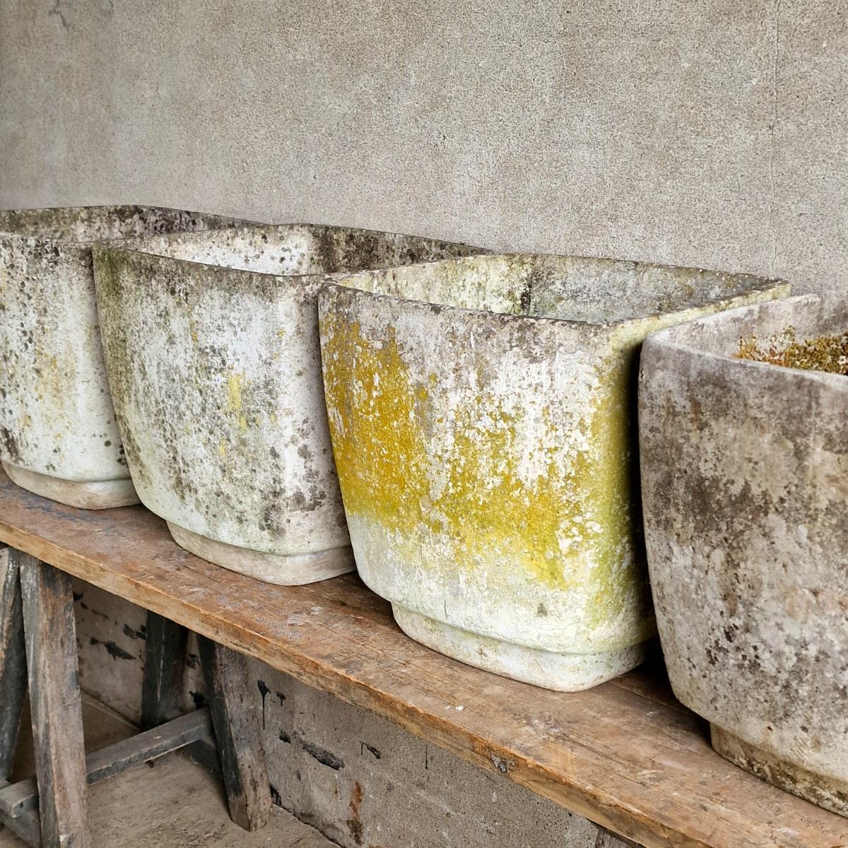 4 Willy Guhl planters