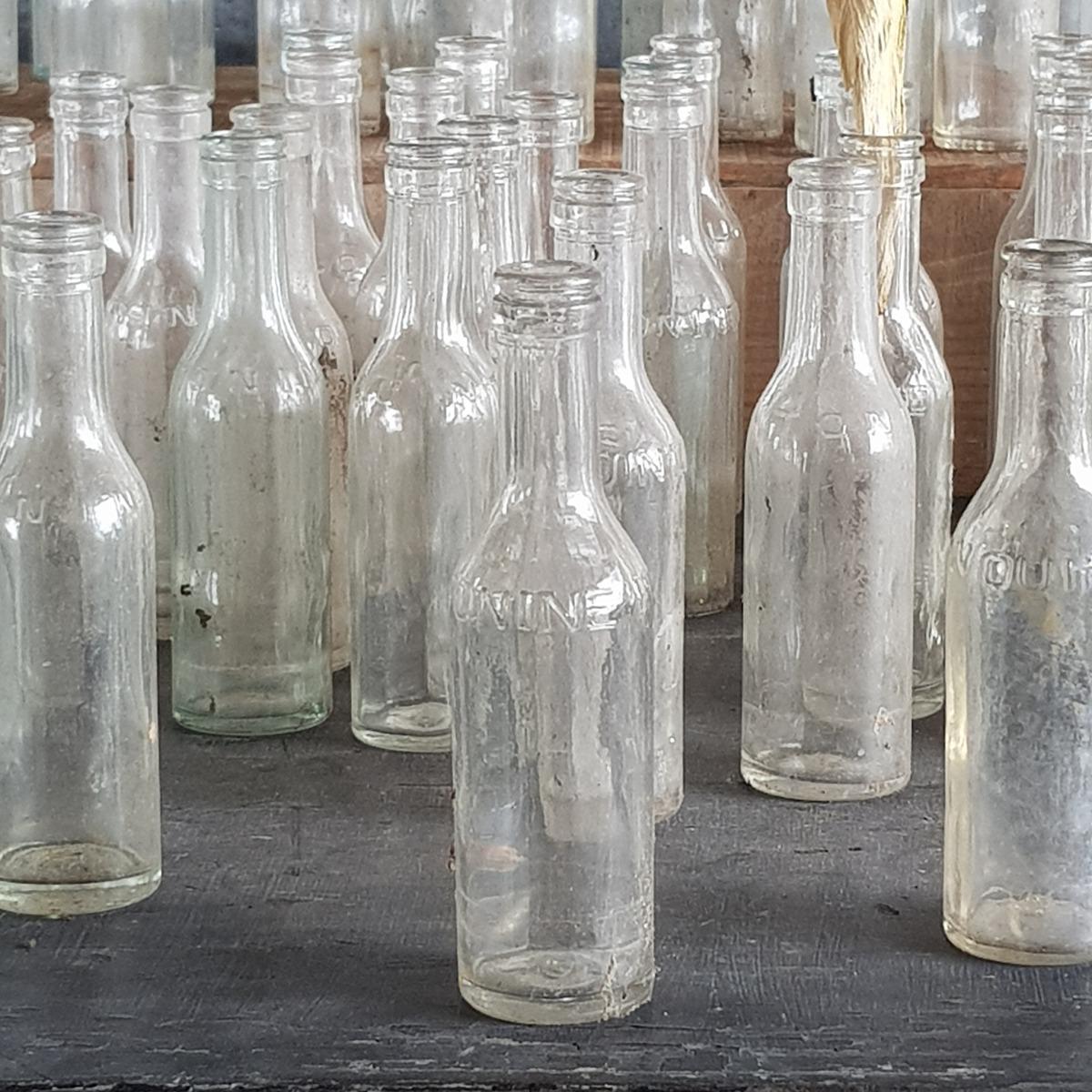 80 old small vases