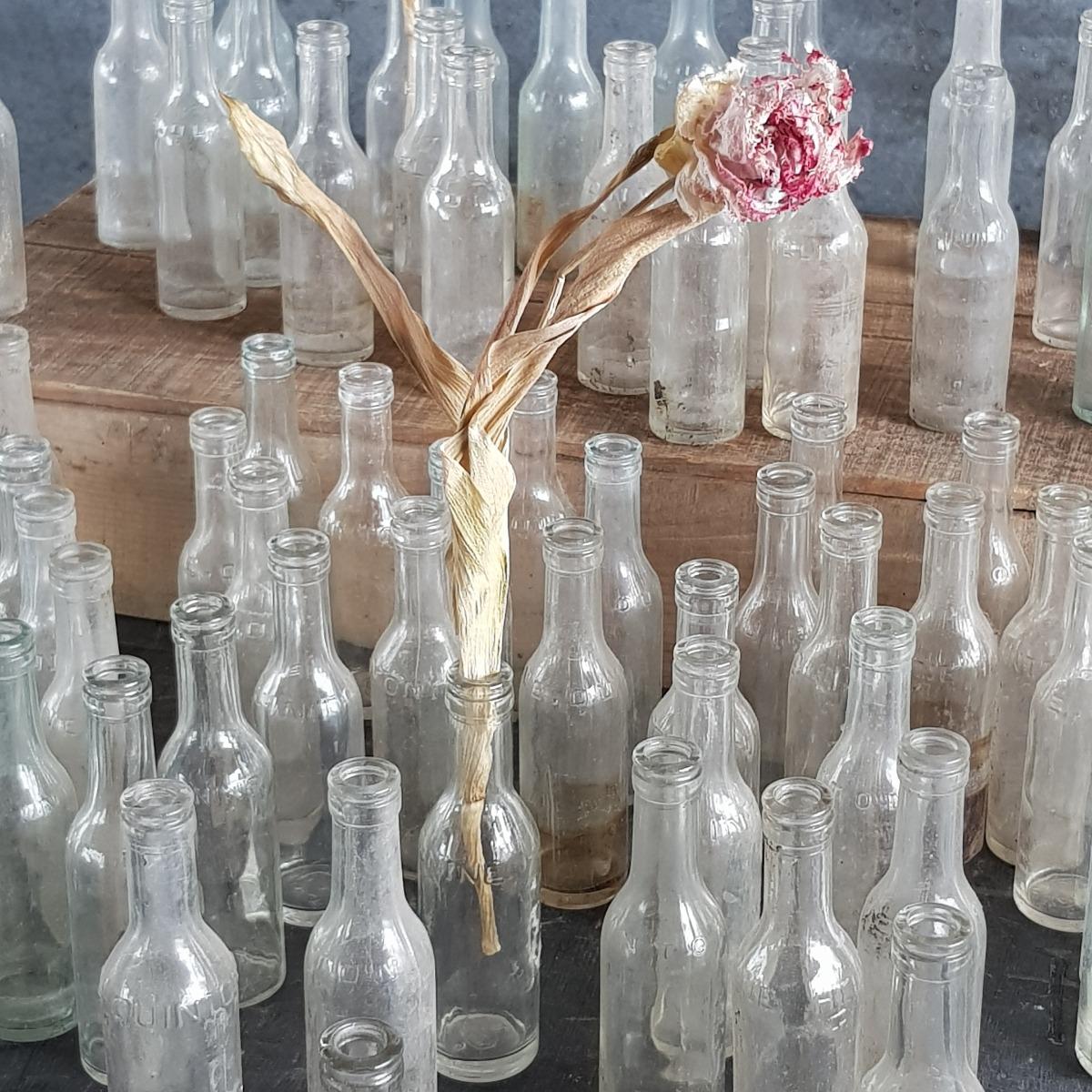 80 old small vases