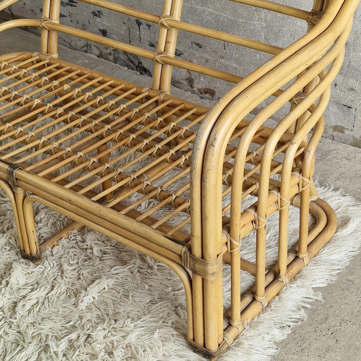 Bamboo 2 seater sofa