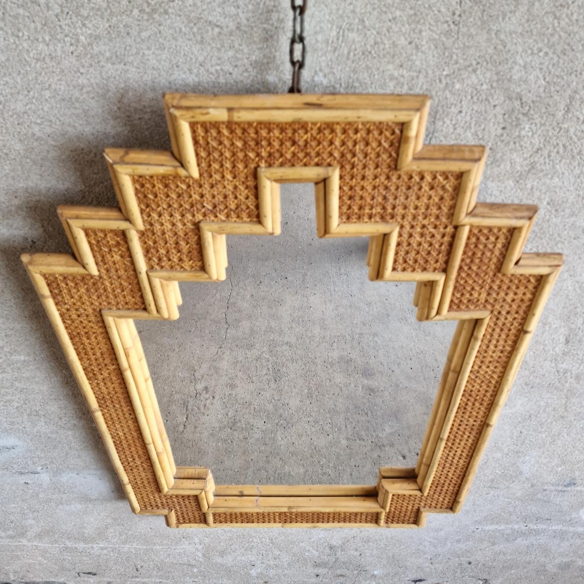 Bamboo mirror