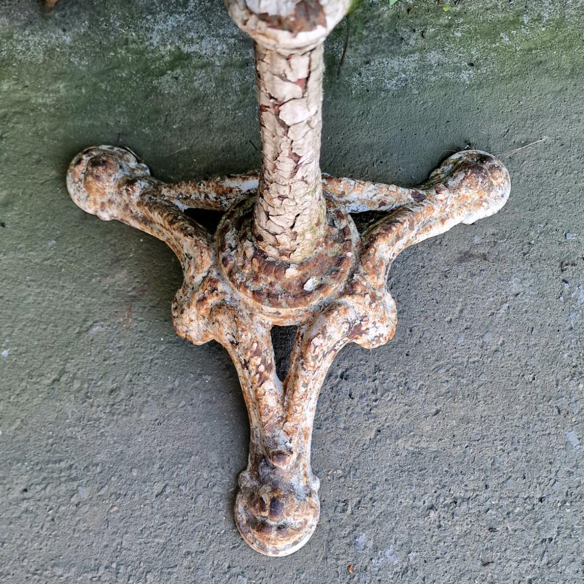 Cast iron zodiac table