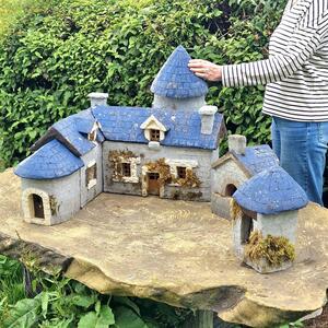 Cast stone country house