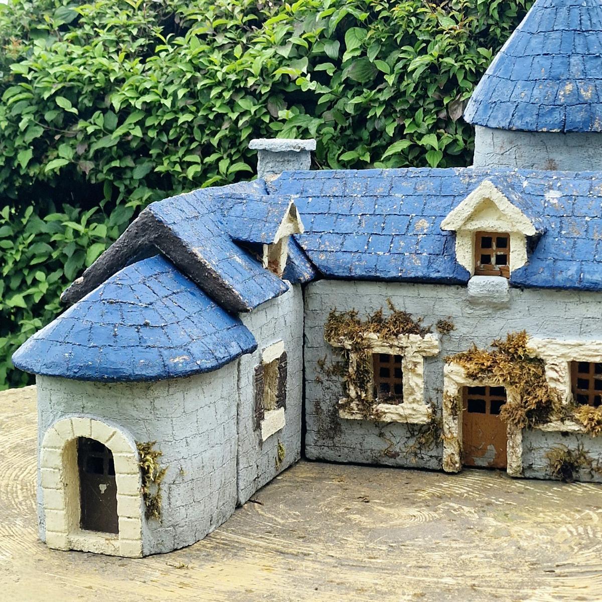 Cast stone country house