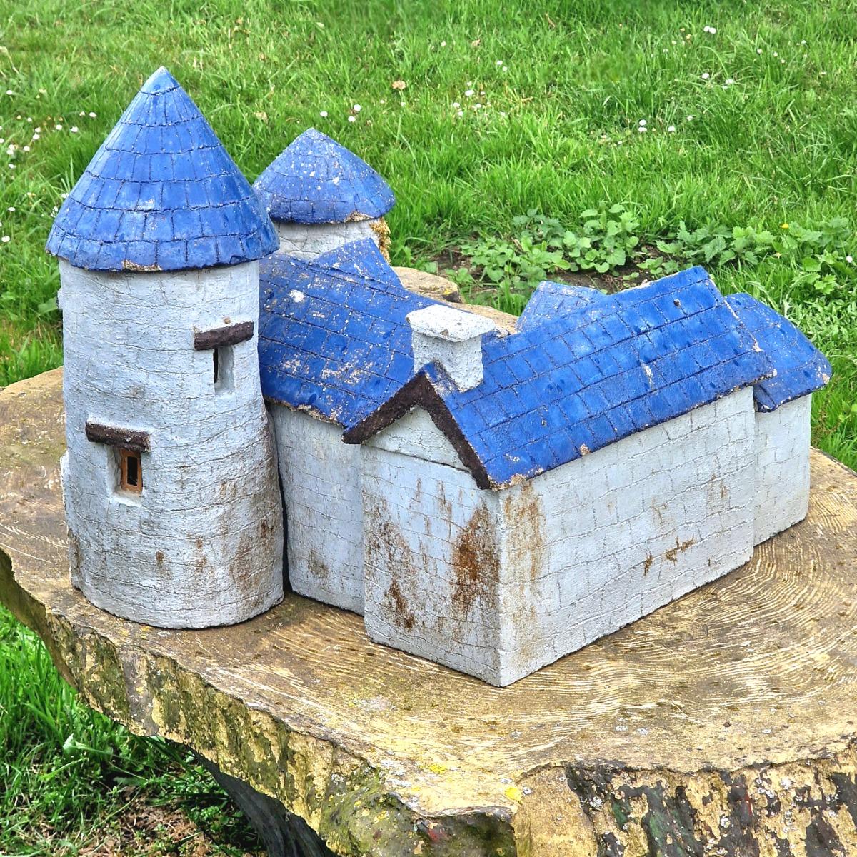 Cast stone country house