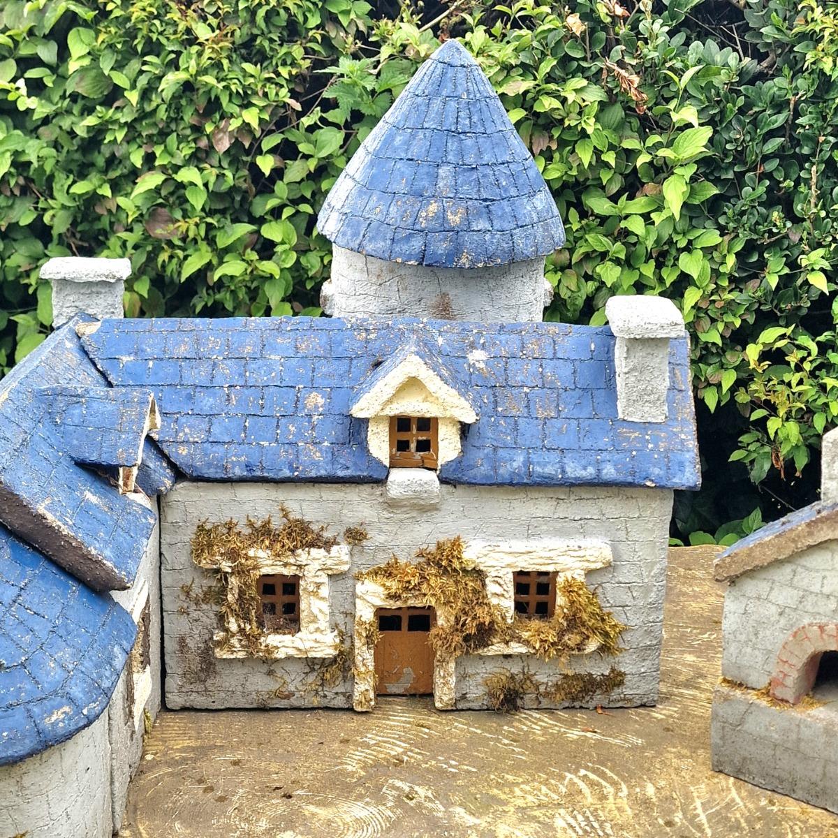 Cast stone country house