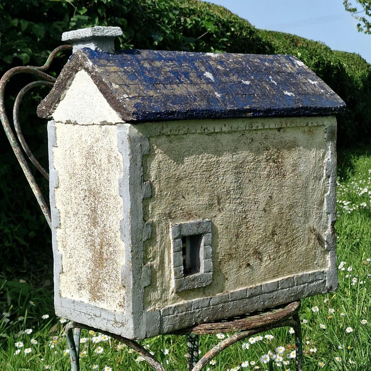 Cast stone house