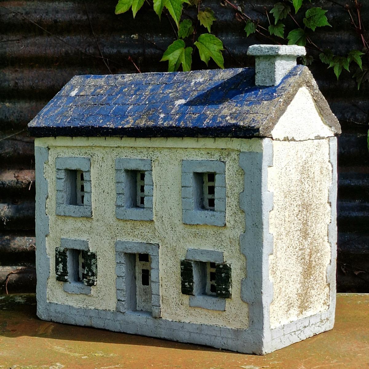 Cast stone house