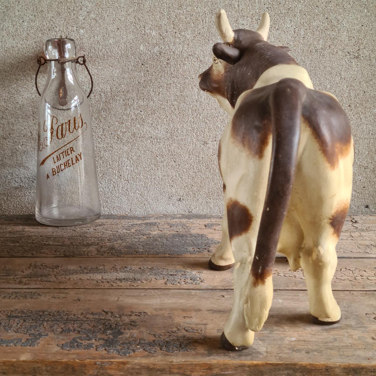 Earthenware cow