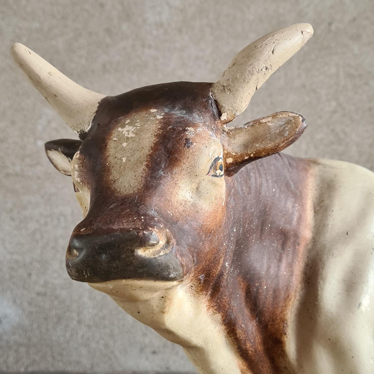 Earthenware cow