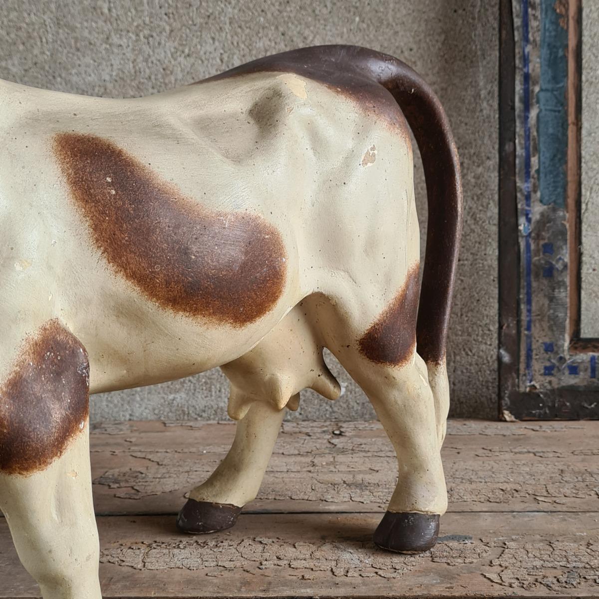 Earthenware cow