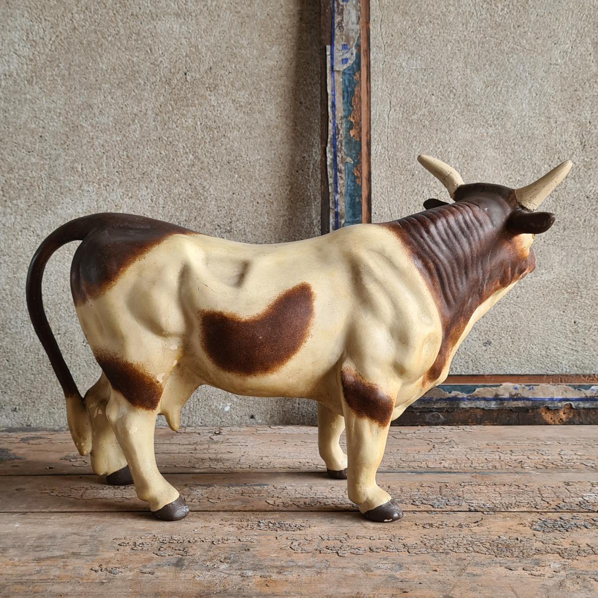 Earthenware cow