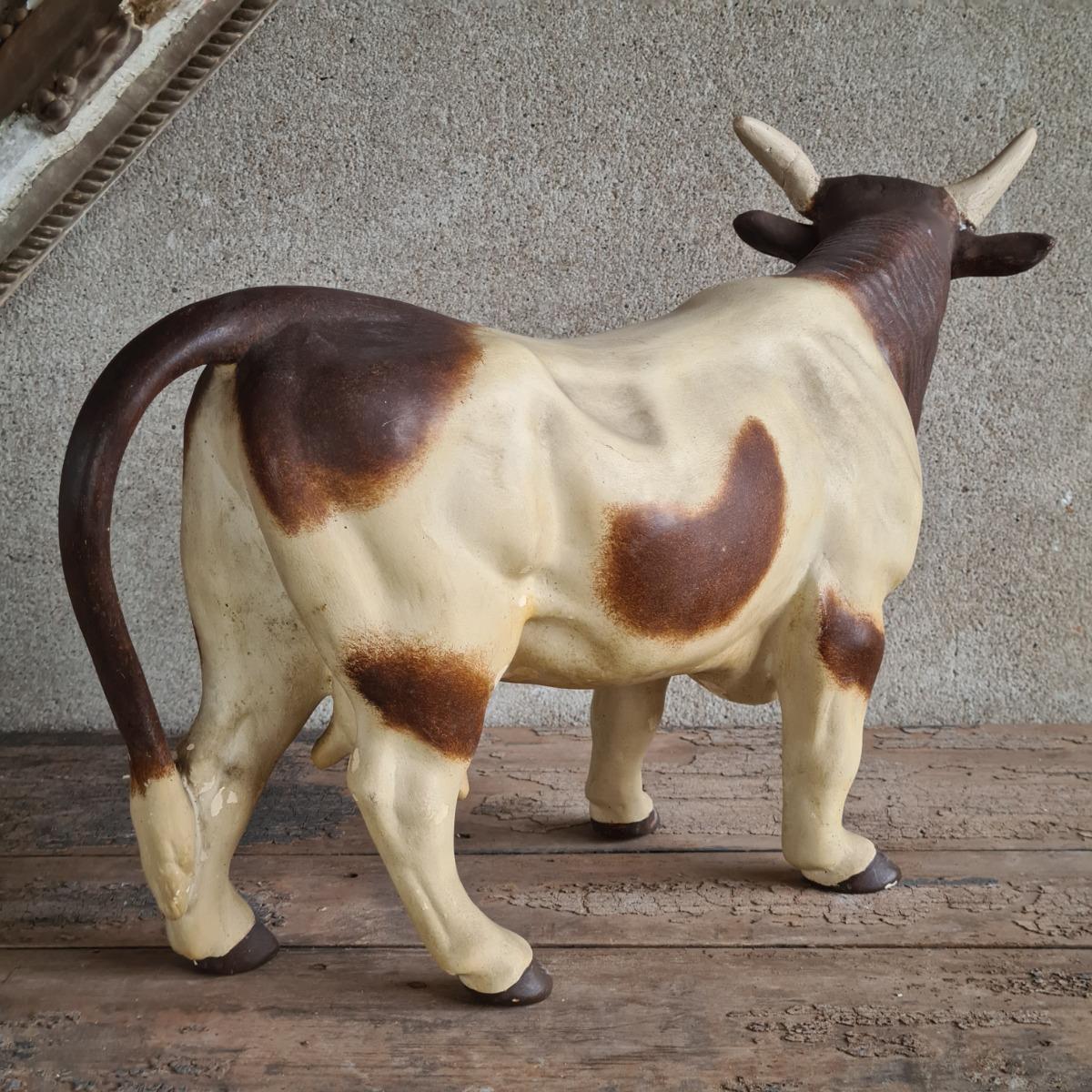 Earthenware cow