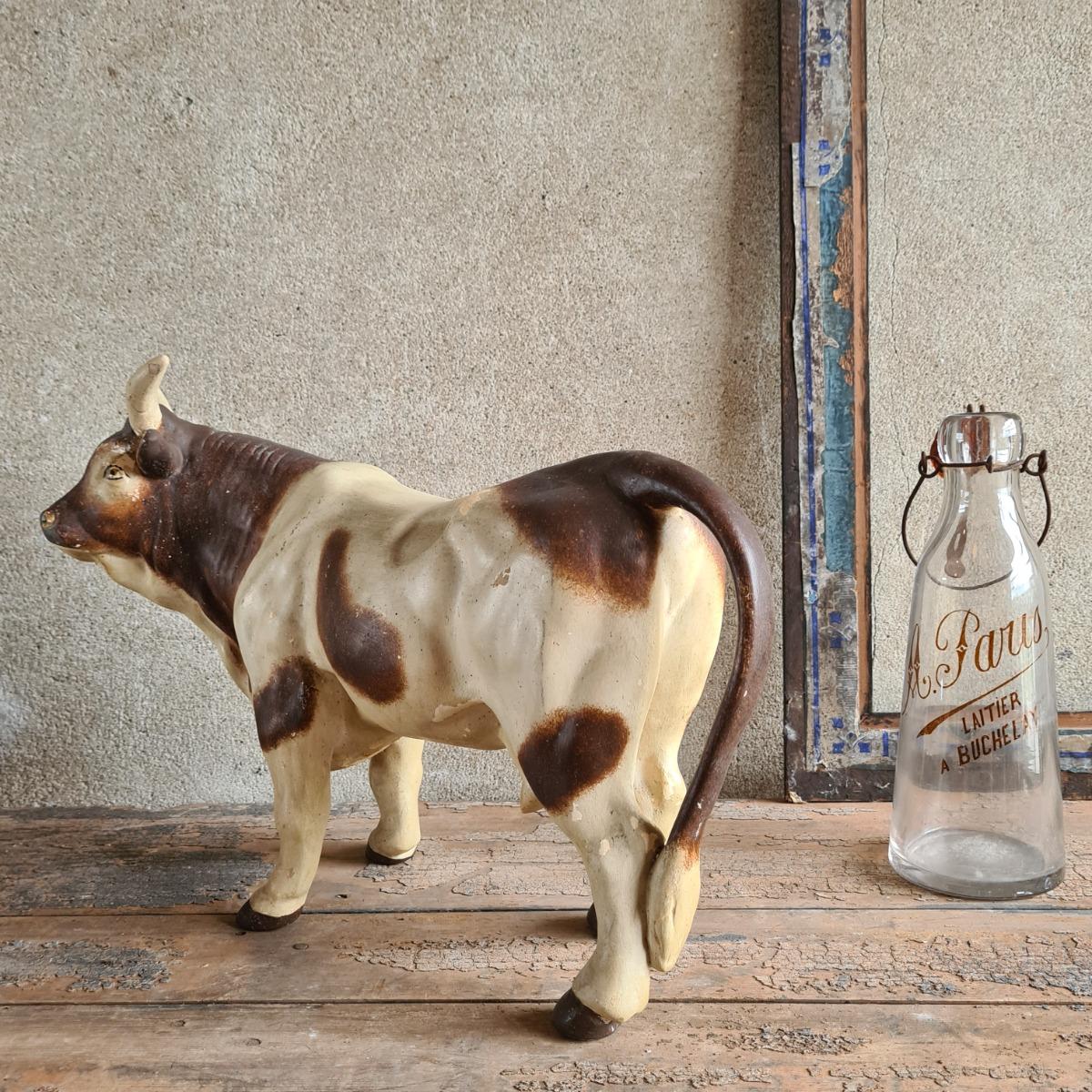 Earthenware cow