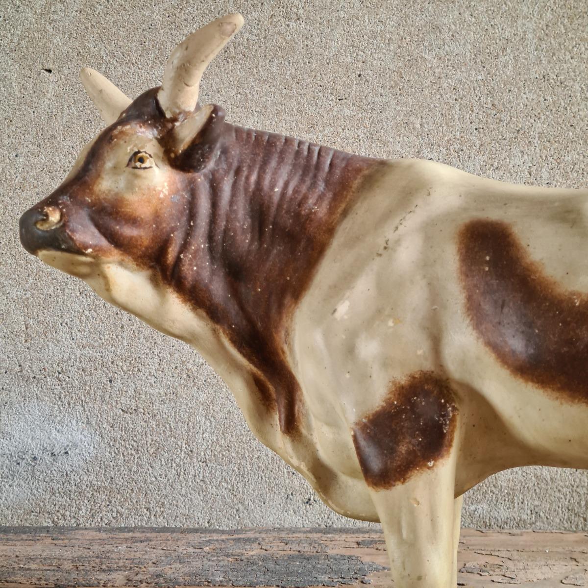 Earthenware cow