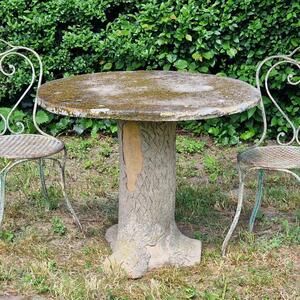 Faux bois table