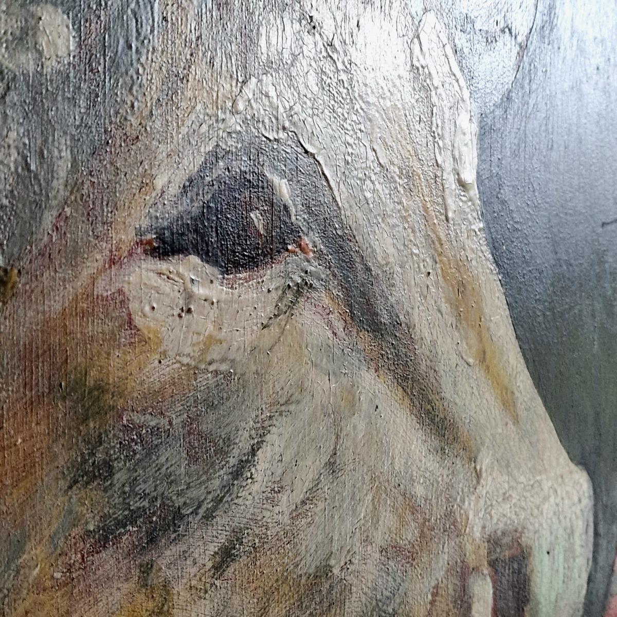 French butcher's shop sign