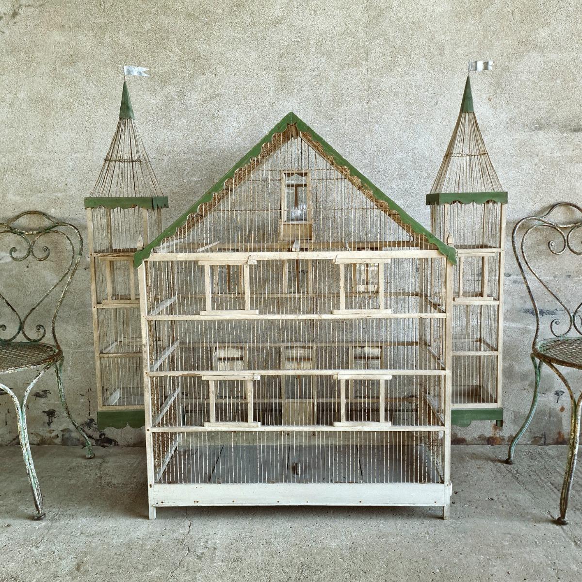 Huge castle birdcage