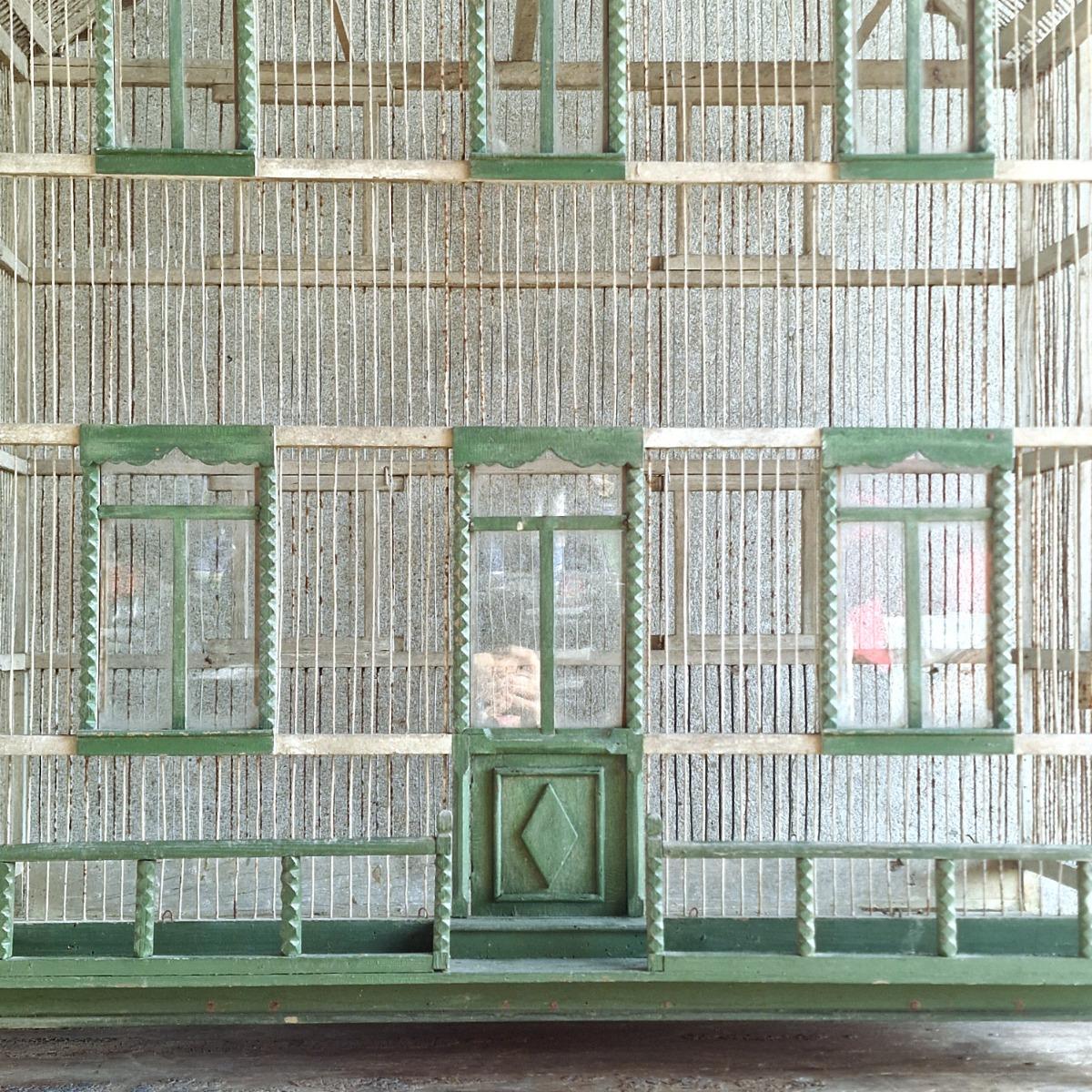 Huge castle birdcage