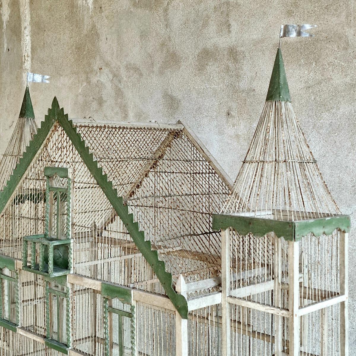 Huge castle birdcage