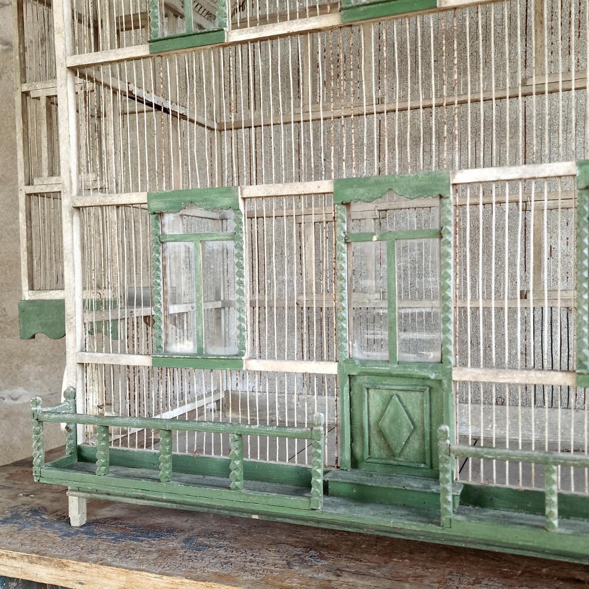 Huge castle birdcage