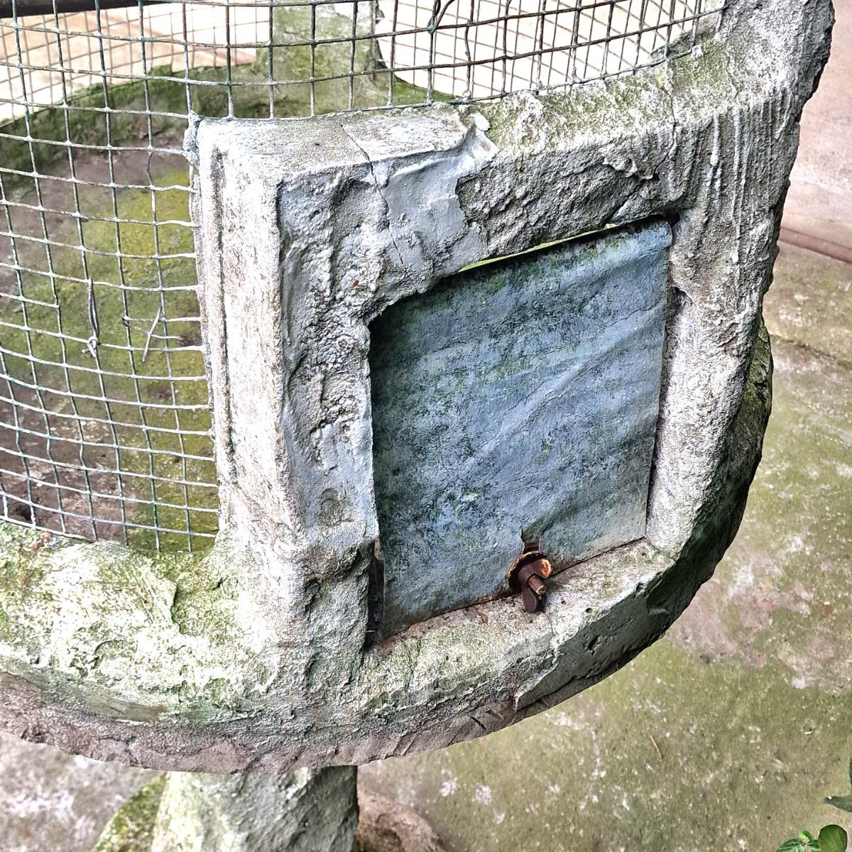 Huge faux-bois bird cage