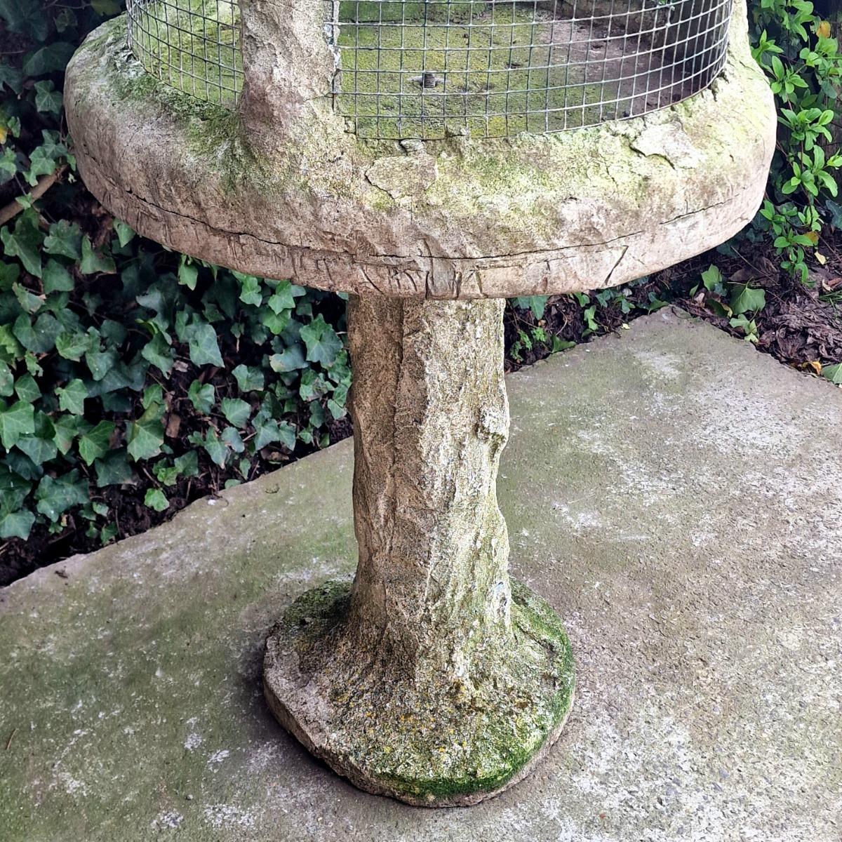 Huge faux-bois bird cage